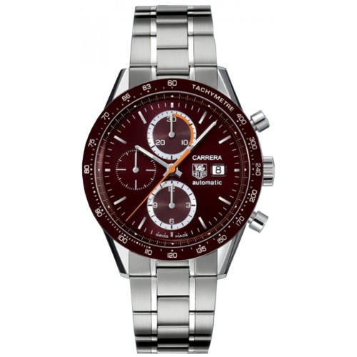 Tag Heuer Carrera Chronograph Brown Dial Men's Watch CV2013-BA0794